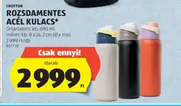 ALDI CROFTON ROZSDAMENTES ACÉL KULACS ajánlat