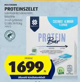 ALDI MULTINORM PROTEINSZELET ajánlat