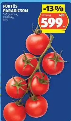 ALDI Fürtös paradicsom ajánlat