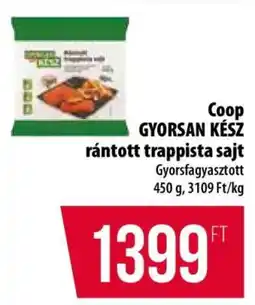 Coop Coop Gyorsan kész rántott trappista sajt ajánlat