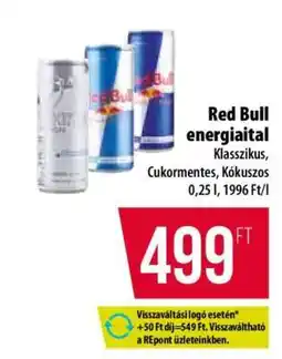 Coop RED BULL Energiaital ajánlat