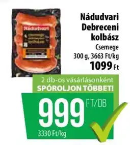 Coop Nádudvari debreceni kolbász ajánlat