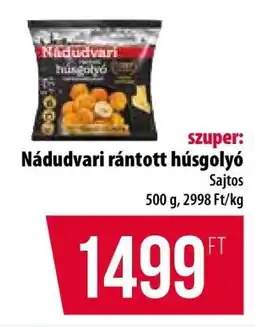 Coop Nádudvari rántott húsgolyó ajánlat
