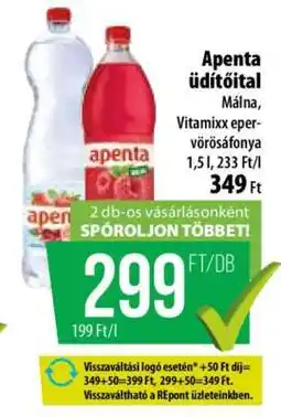 Coop Apenta+ üdítőital ajánlat