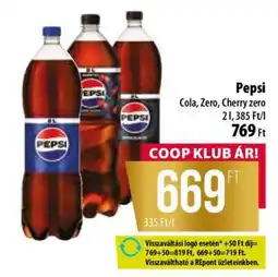 Coop Pepsi ajánlat