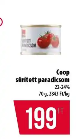 Coop Coop sűrített paradicsom ajánlat