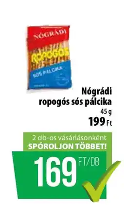 Coop Nógrádi Ropogós Sós Pálcika ajánlat