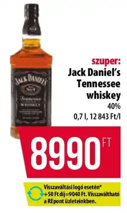 Coop Jack Daniel's Tennessee whiskey ajánlat