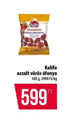 Coop Kalifa aszalt vörös áfonya ajánlat