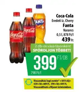 Coop Coca-Cola / Fanta ajánlat