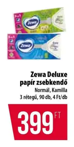Coop Zewa Deluxe papír zsebkendő ajánlat