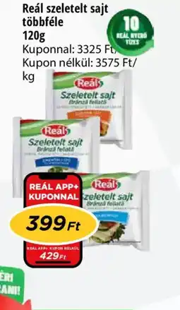 Real Reál szeletelt sajt ajánlat