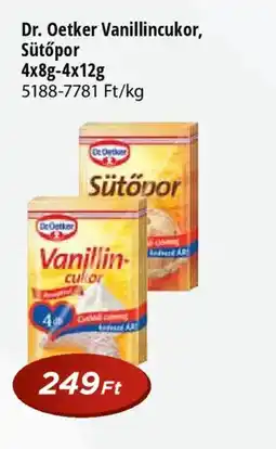 Real Dr. Oetker Vanillincukor, Sütőpor ajánlat