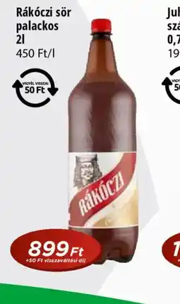 Real Rákczi sör palackos ajánlat