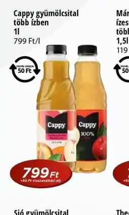 Real Cappy gyümölcsital ajánlat