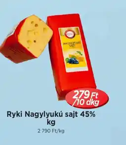 Real Ryki Nagylukú sajt 45% ajánlat