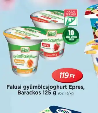 Real Falusi gyümölcsjoghurt ajánlat