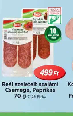 Real Reál szeletelt szalámi ajánlat