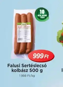 Real Falusi Sertéslecs kolbász ajánlat