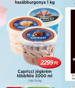 Real Capricci Jégkrém ajánlat