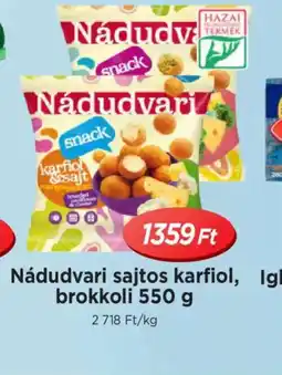 Real NÁDUDVARI sajtos karfiol, brokkoli ajánlat