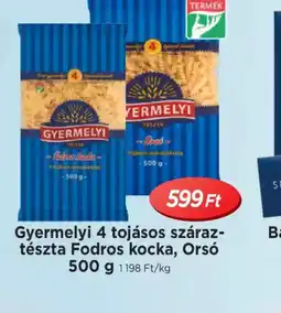 Real Gyermelyi 4 tojásos száraztészta ajánlat