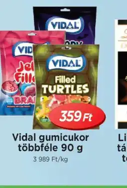 Real Vidal gumicukor ajánlat