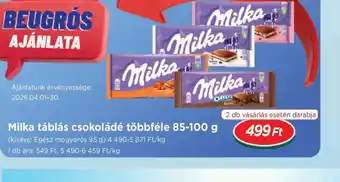 Real Milka táblás csokoládé ajánlat