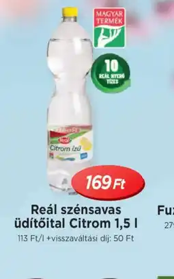 Real Reál szénsavas üdítőital Citrom ajánlat