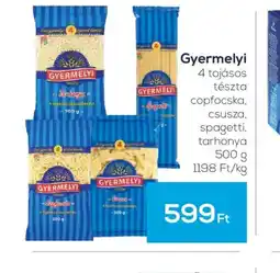 GRoby Gyermelyi 4 tojásos tészta ajánlat