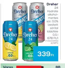 GRoby Dreher 24 alkoholmentes sör ajánlat