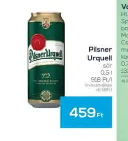 GRoby Pilsner Urquell sör ajánlat