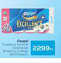 GRoby Ooops! Excellence Sensitive toalettpapír ajánlat