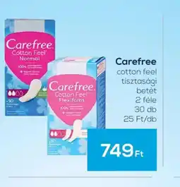 GRoby CAREFREE cotton feel tisztasági betét ajánlat
