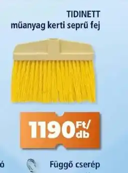 Goods Market TIDINETT műanyag kerti seprű fej ajánlat