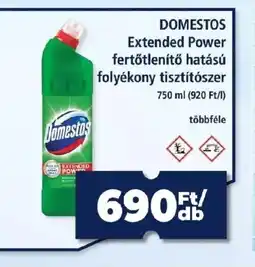 Goods Market Domestos Extended Power fertőtlenítő hatású folyékony tisztítószer ajánlat
