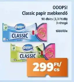 Goods Market OOOPS! Classic papír zsebkendő ajánlat