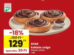 Interspar SPAR kakaós csiga ajánlat