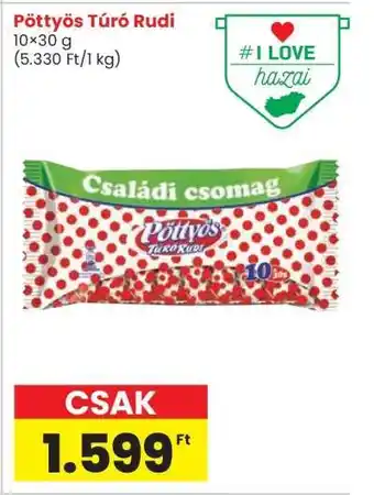 Interspar PÖTTYÖS Túró Rudi ajánlat