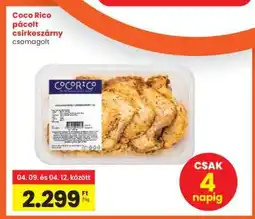 Interspar Coco Rico pácolt csirkeszárny ajánlat