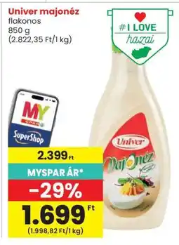 Interspar UNIVER﻿﻿ Majonéz ajánlat