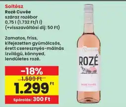 Interspar SOLTÉSZ ROZÉ CUVÉE ajánlat