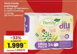 Interspar Tento Family toalettpapír ajánlat