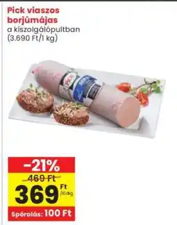 Interspar Pick viaszos borjúmájas ajánlat