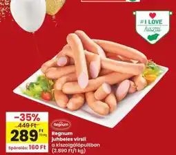 Interspar Regnum juhbeles virsli a kiszolgálópultban ajánlat