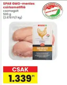 Interspar SPAR GMO-mentes csirkemellfilé ajánlat