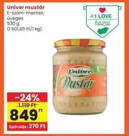 Interspar UNIVER﻿﻿ Mustár ajánlat