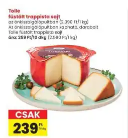 Interspar Tolle füstölt trappista sajt ajánlat
