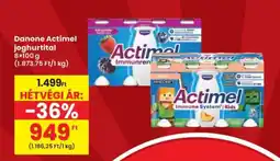 Interspar Danone Actimel joghurtital ajánlat