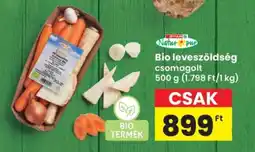 Interspar Bio leveszöldség csomagolt ajánlat